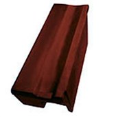 TONDACH CONTITON 12 (Stodo 12) taška pultová okrajová levá tmavě hnědá engoba